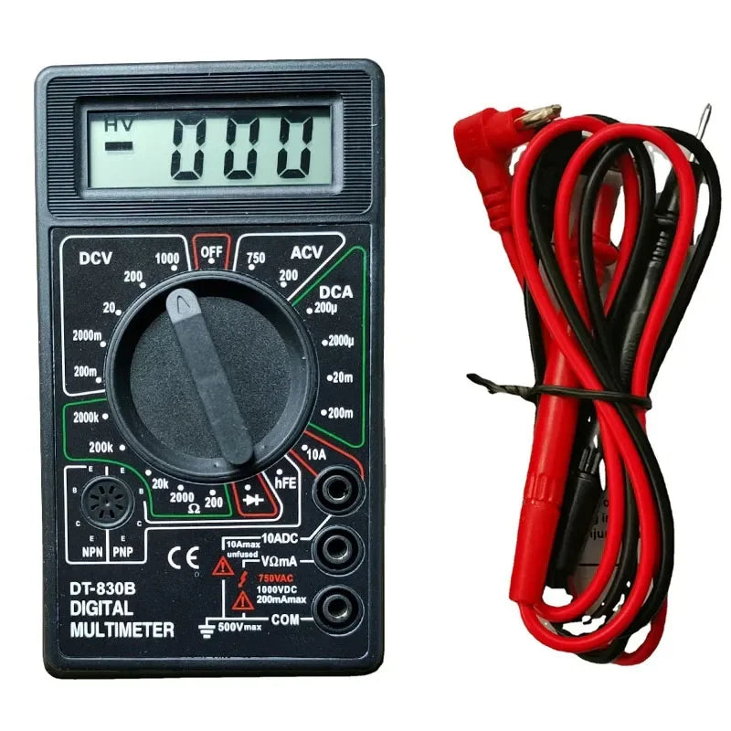 DT830B LCD Digital Multimeter Ammeter AC DC Voltmeter Mini Hand