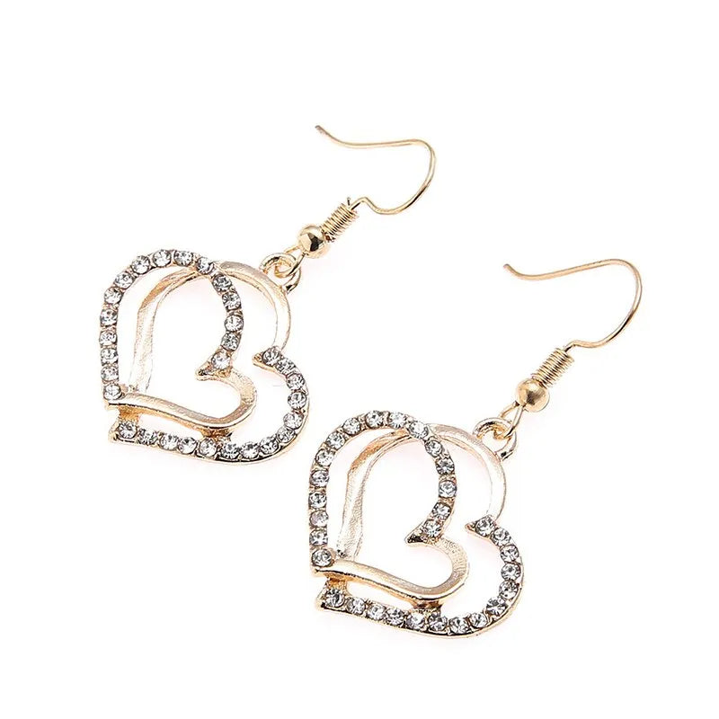 3 Pcs Set Heart Shaped Jewelry