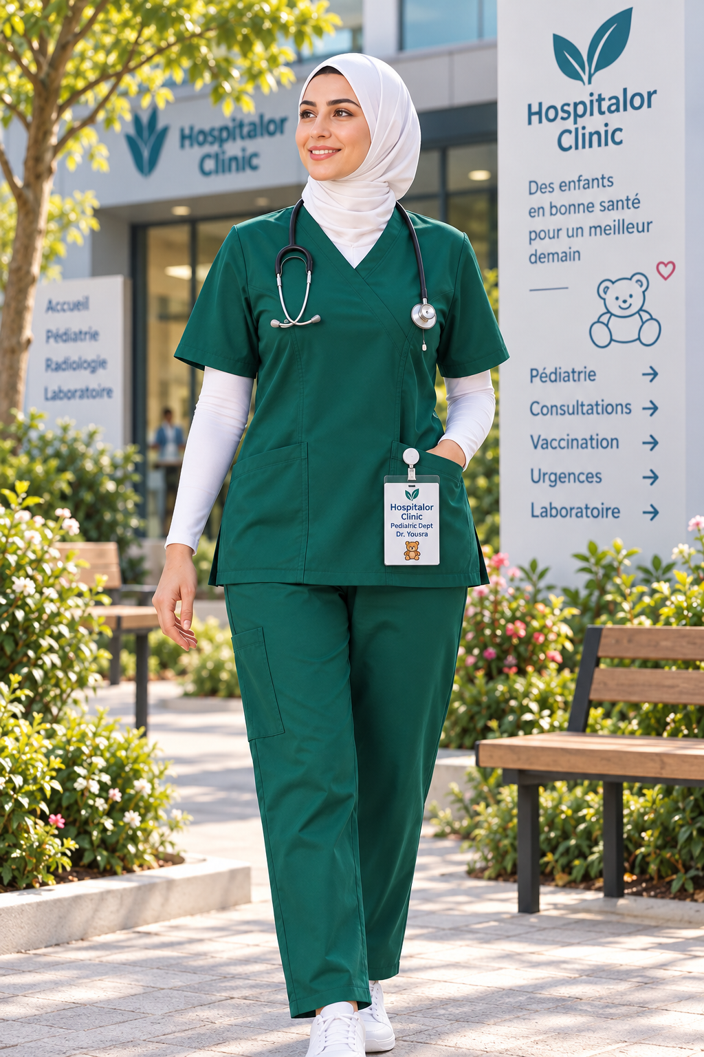 Uniforme / tenue médicale professionnelle