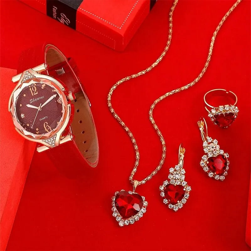 5 Pcs Set Luxury Fashion Jewelry