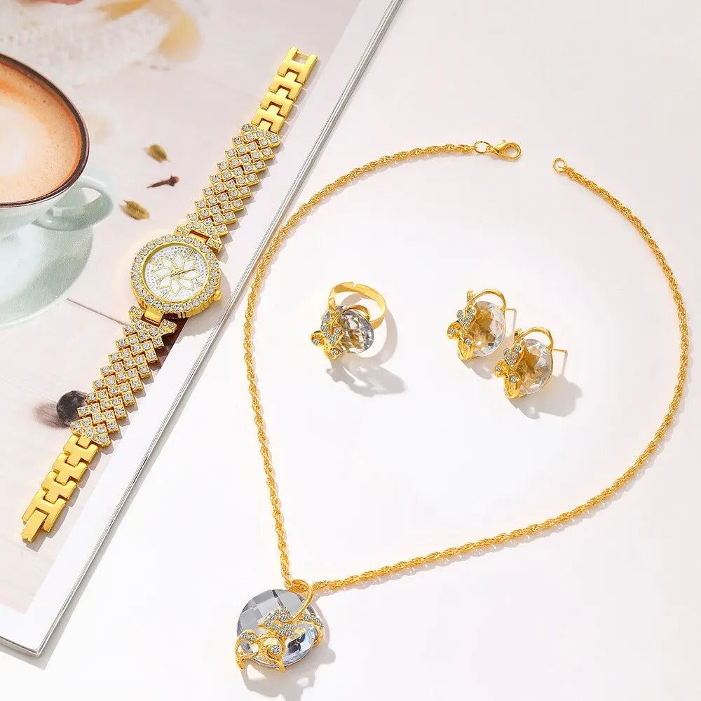 5 Pcs Set Luxury Fashion Jewelry